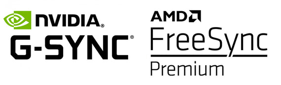 NVIDIA G-SYNC és AMD FreeSync Premium Pro logók