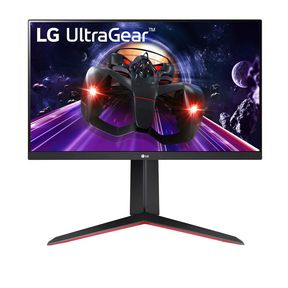 LG 24" UltraGear FHD 144Hz 1ms IPS Gamer Monitor előlnézet, 24GN65R-B