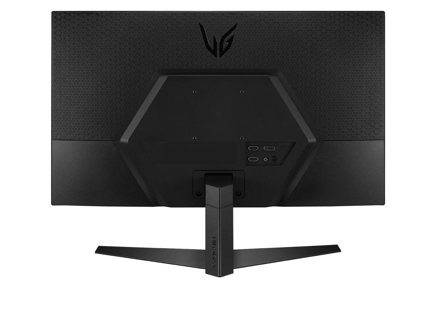 LG 24" UltraGear FHD 144Hz 1ms VA Paneles Gamer Monitor hátulnézet, 24GQ50F-B