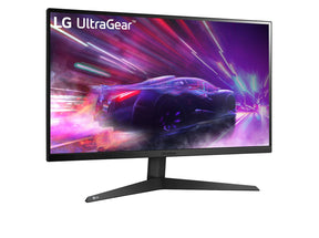 LG 24" UltraGear FHD 144Hz 1ms VA Paneles Gamer Monitor előlnézet enyhén jobbra fordítva, 24GQ50F-B