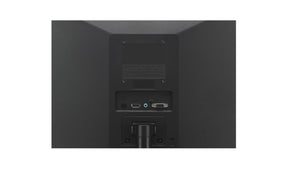 LG 24MK430H hátlapi csatlakozók.