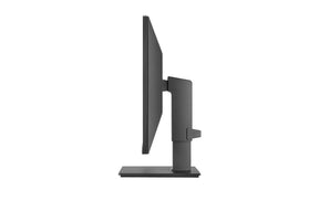 LG 25BL55WY-B Monitor oldalnézetben, talpon.