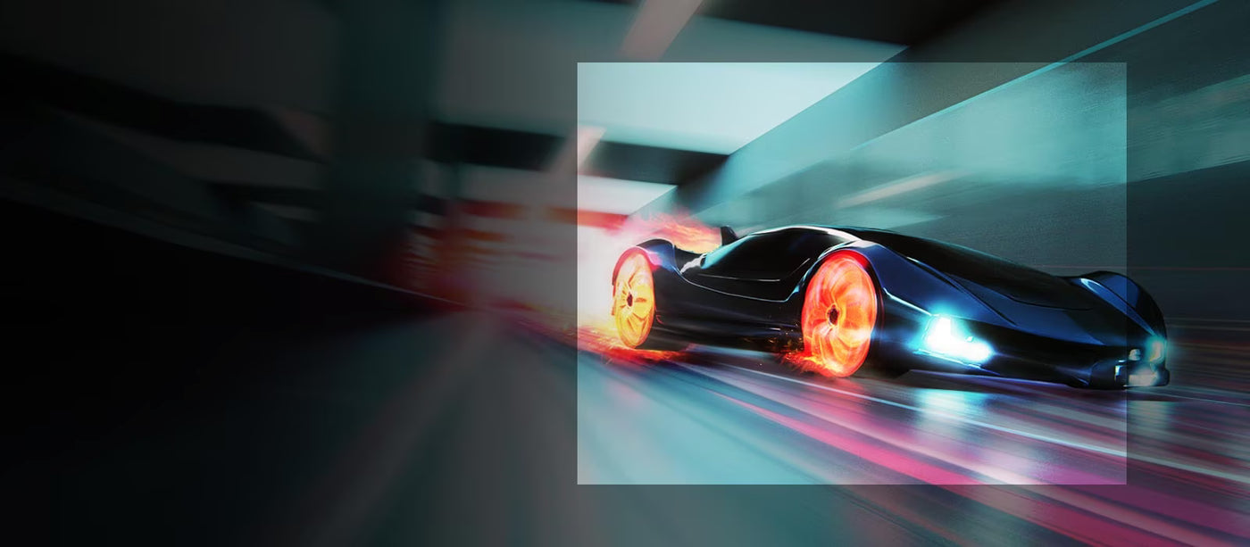 LG 26WQ500-B monitor 1ms válaszidejével tisztábban követi le a mozgást.