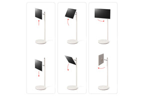 LG 27ART10AKPL Monitor állítható és sokoldalú mozgástartománya.