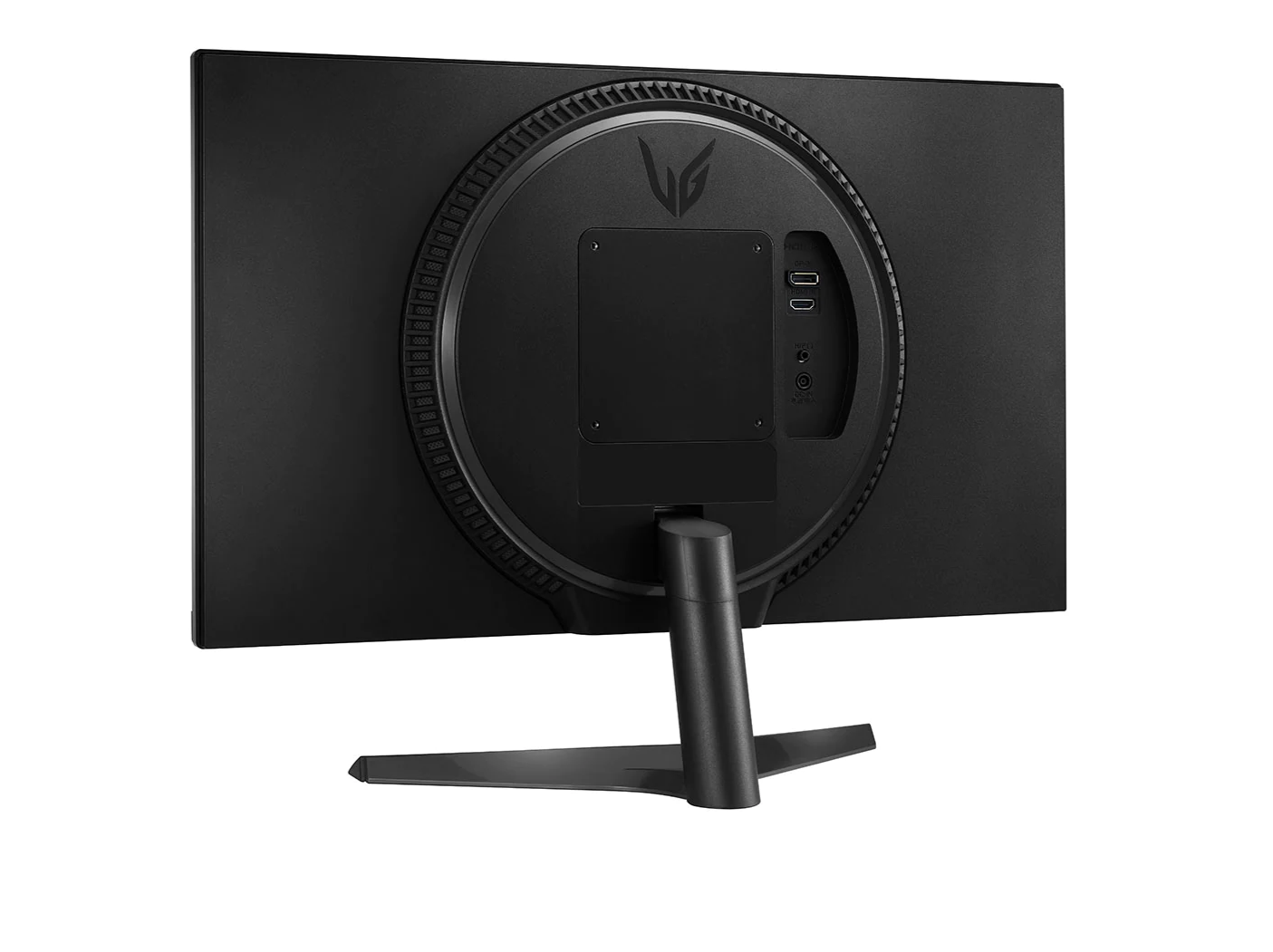 LG 27" UltraGear FHD 144Hz 1ms IPS Gamer Monitor hátulnézet elfordítva, 27GN60R-B