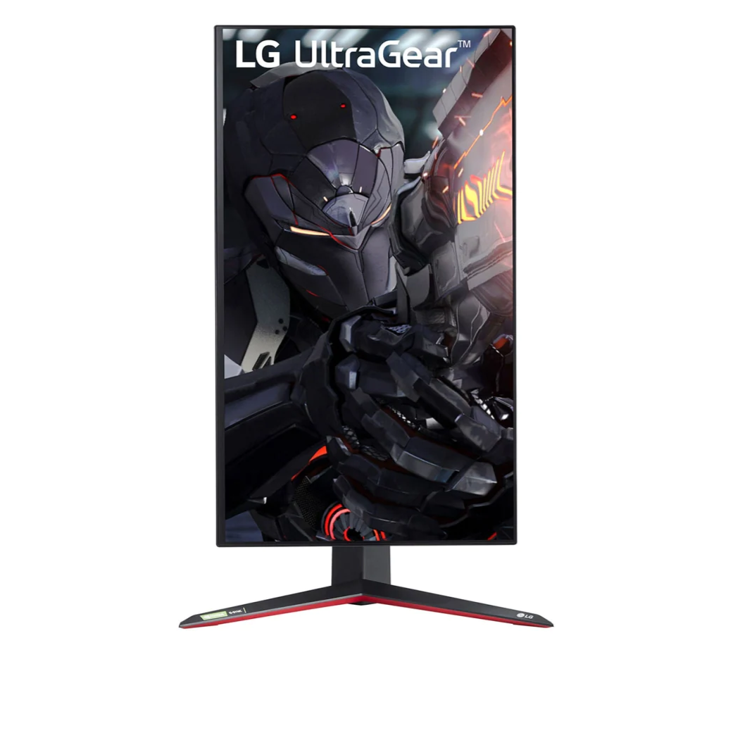 LG 27" UltraGear 4K UHD 160Hz 1ms Nano IPS Gamer Monitor pivot módban elforgatva 27GN95R-B