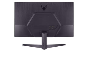 LG 27GS50F Monitor hátulnézetben, talpon.