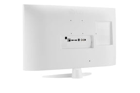 LG 27TQ615S-WZ Smart TV Monitor hátulnézetben, csatlakozókkal.