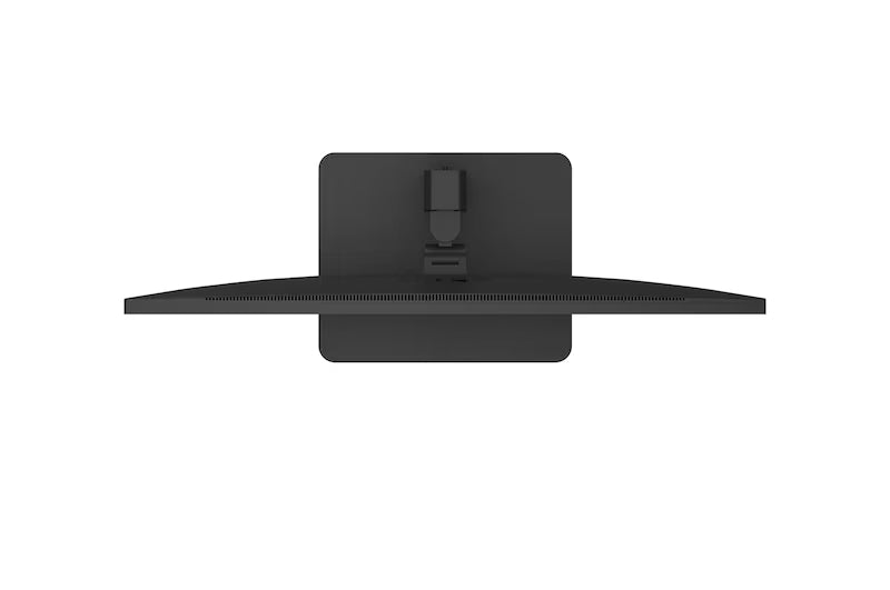 LG 27U730A-B Monitor felülnézetben talpon.