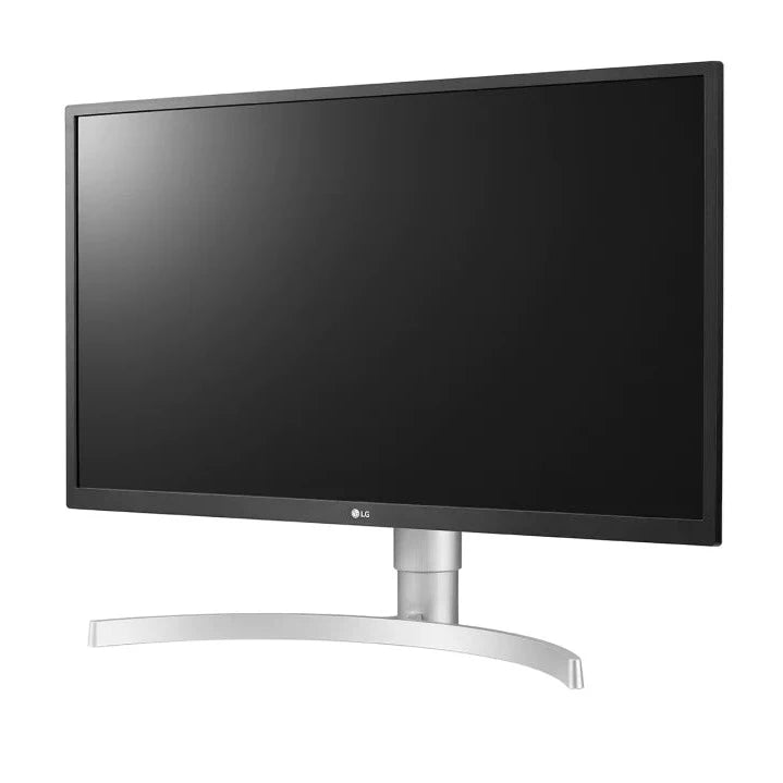 LG 27" 4K UHD IPS Paneles Monitor, előlnézet enyhén balra fordítva, 27UL550-W