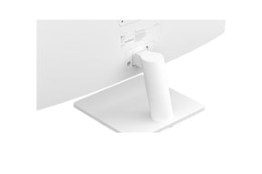 LG 27US500-W Monitor talpa közelről.