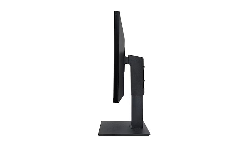 LG 29BN650-B Monitor oldalnézetben, talpon.