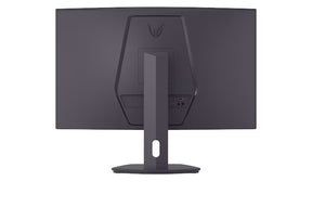 LG 32G600A-B Monitor hátulnézetben talpon.