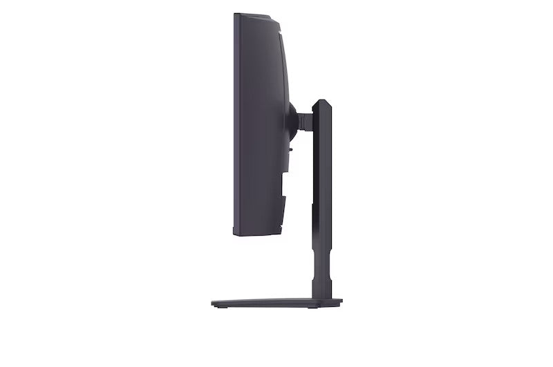 LG 32G600A-B Monitor oldalnézetben talpon.