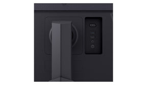 LG 32GS75Q-B Monitor hátlapi csatlakozói.