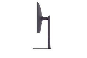 LG 32GX870A-B Monitor oldalnézetben talpon.