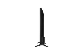 LG 32LQ570B Smart Televízió oldalnézetben, talpon.