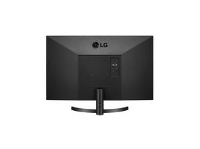 LG 32ML600M Monitor hátulnézetben, talpon.