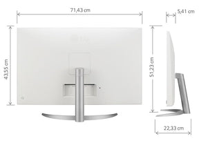 LG 32SQ700S Smart Monitor méretek.