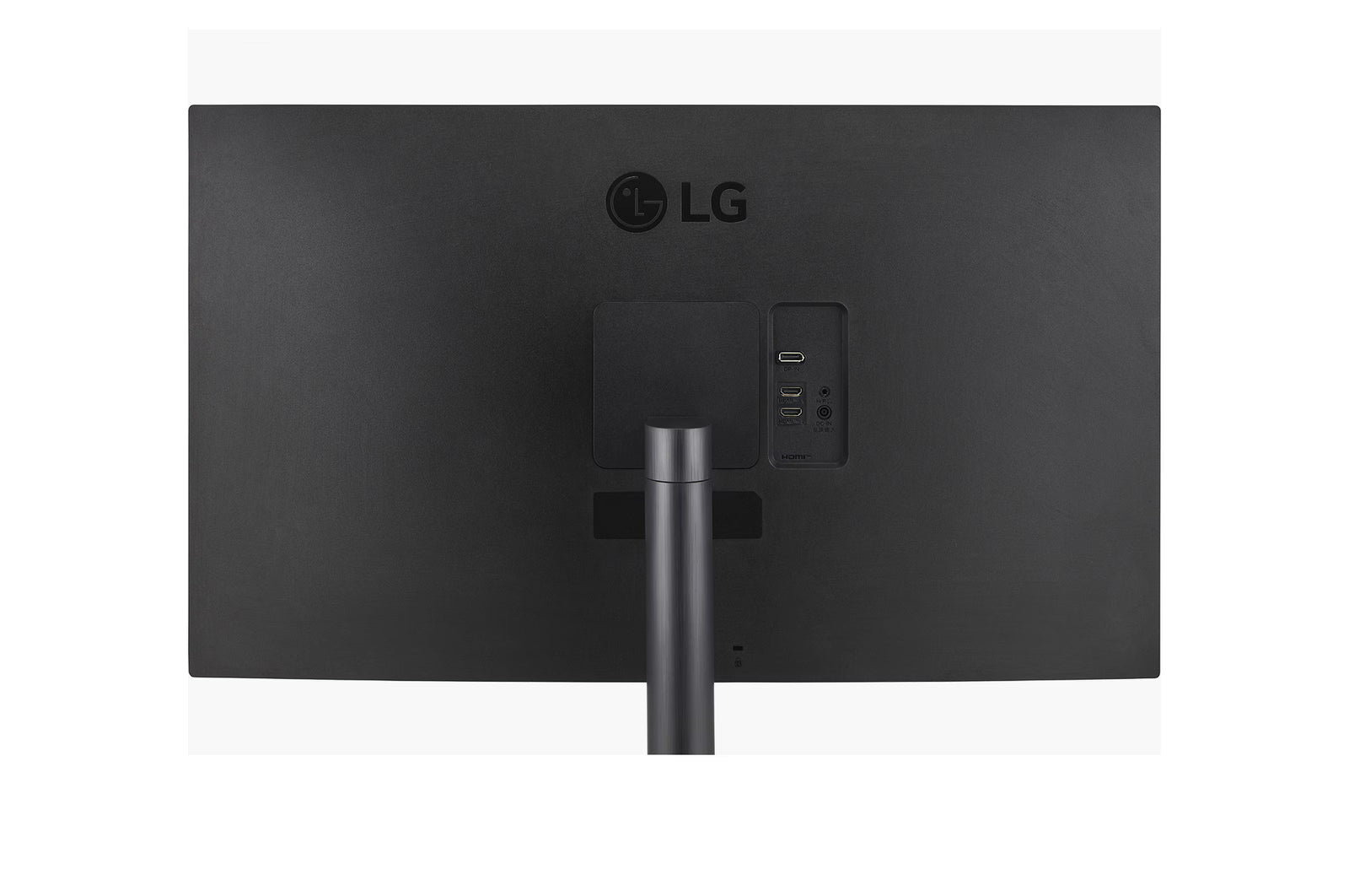 LG 32UR500-W Monitor hátlapi csatlakozók.