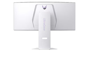 LG 34GX90SA-W monitor hátulnézetben talpon.