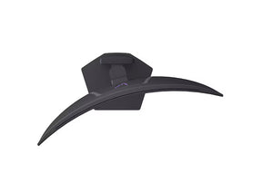 LG 34GX900A-B monitor felülnézetben talpon, swivel módban jobbra fordítva.