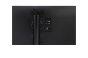 LG 34SR65QC-B Monitor hátlapi portjai.