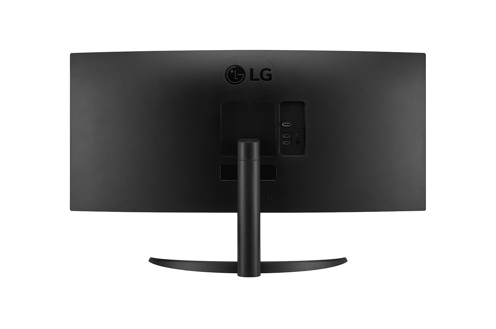 LG 34WR50QK-B Monitor hátulnézetben.