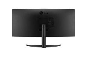 LG 34WR50QK-B Monitor hátulnézetben.