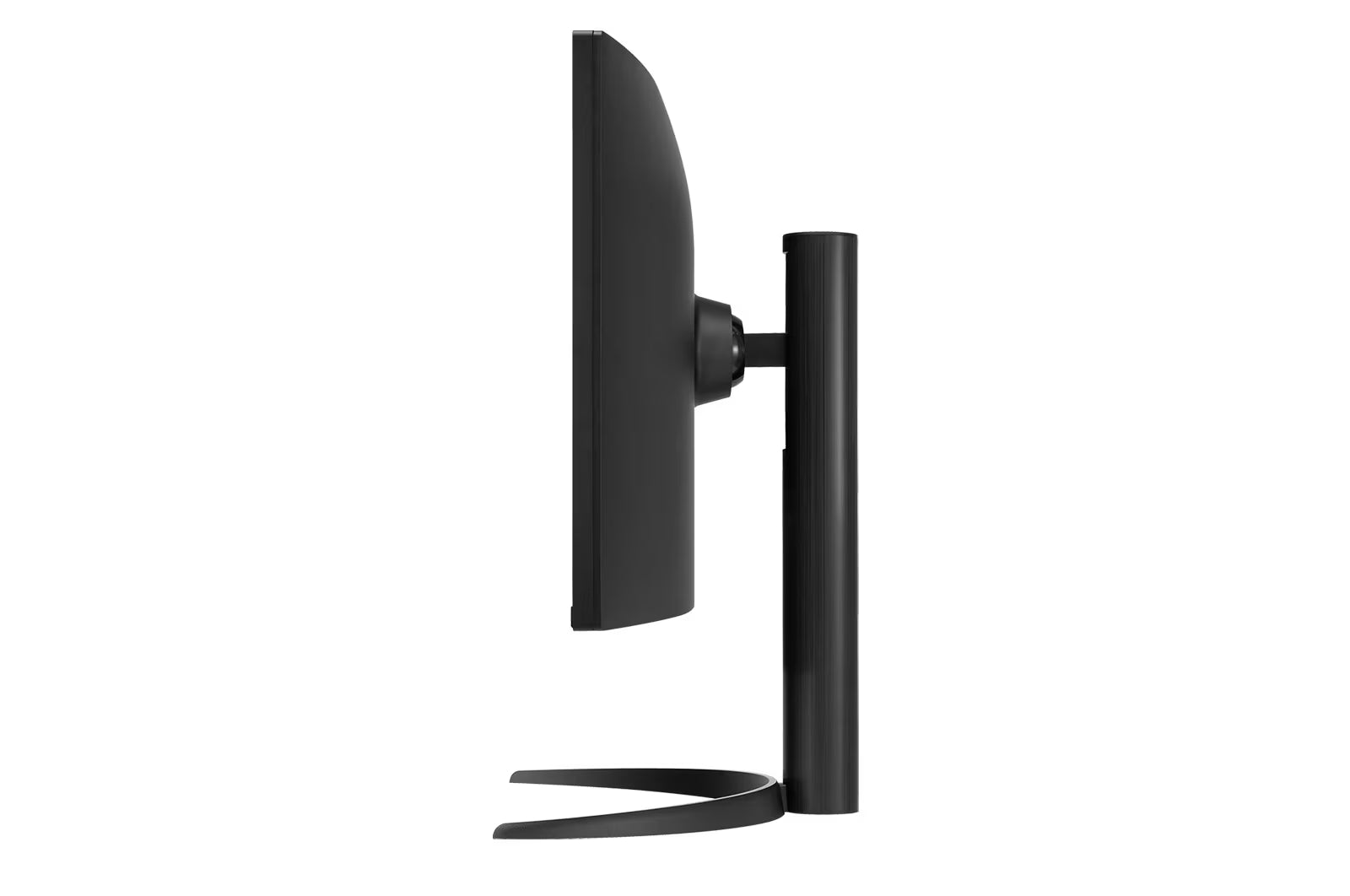 LG 34WR55QK-B Monitor oldalnézetben talpon.