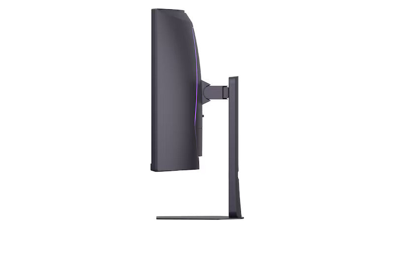 LG 37G800A-B Monitor oldalnézetben talpon.