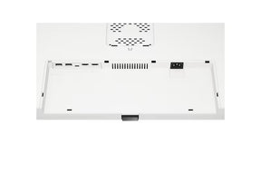 LG 37U730SA-W Monitor csatlakozó felülete és portjai.
