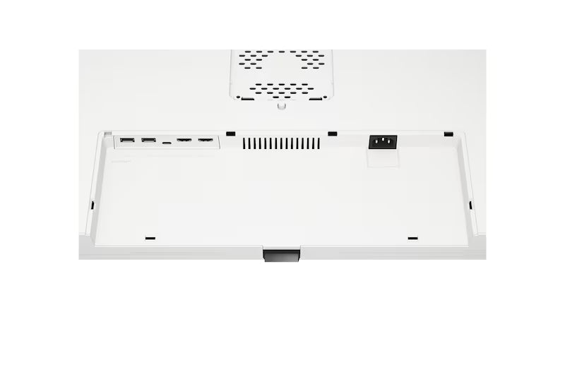 LG 37U730SA-W Monitor csatlakozó felülete és portjai.