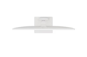 LG 37U730SA-W Monitor felülnézetben talpon.