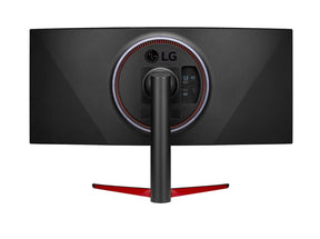 LG 38GL950G Gamer Monitor hátulnézetben talpra szerelve.