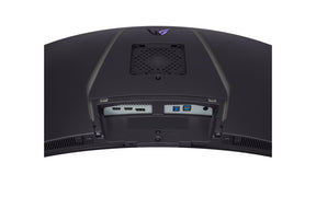 LG 39GS95QE Monitor hátlapi csatlakozók és portok.