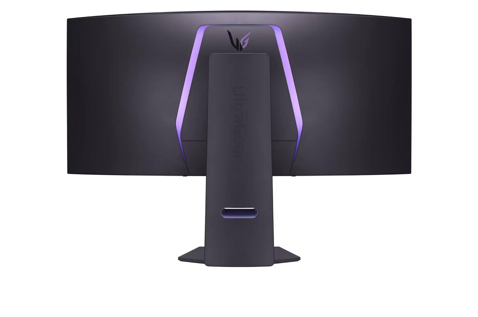 LG 39GS95QE Monitor hátulézetben talpon. RGB bekapcsolva.