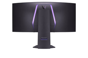 LG 39GS95QE Monitor hátulézetben talpon. RGB bekapcsolva.