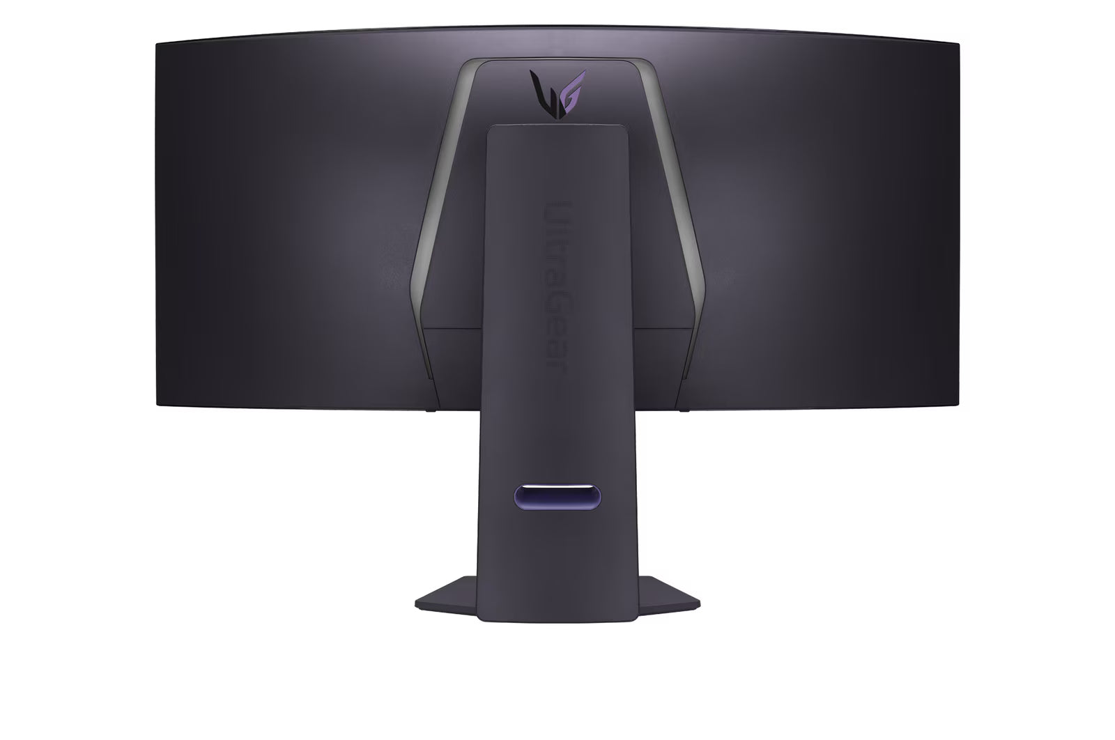 LG 39GS95QE Monitor hátulézetben talpon.