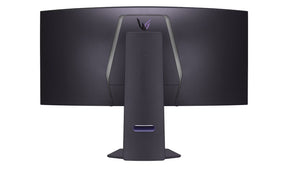 LG 39GS95QE Monitor hátulézetben talpon.