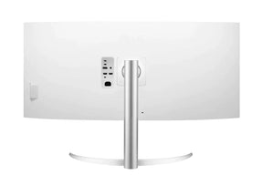 LG 40WP95C-W monitor hátulnézetben talpon.