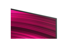 LG 42C5 OLED Televízió szupervékony kávája közelről.