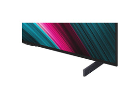 LG 42C5 OLED TelevÍzió elegáns fém talpa közelről.