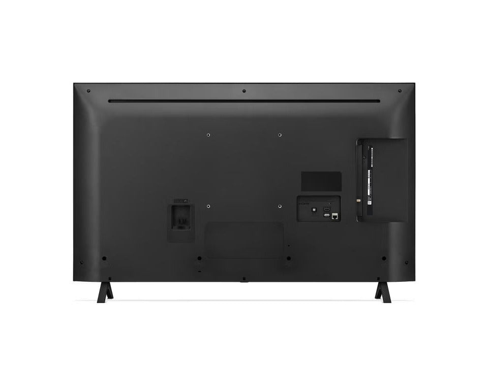 LG 43UR7800 4K Smart TV hátulnézetben.