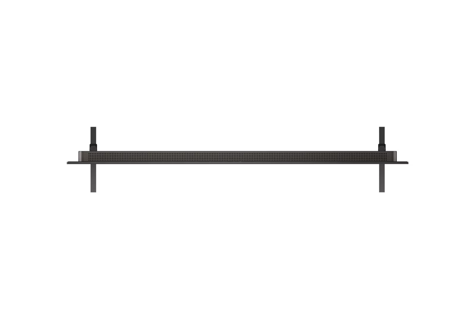 LG 48B5 OLED Televízió felülnézetben, talpon.