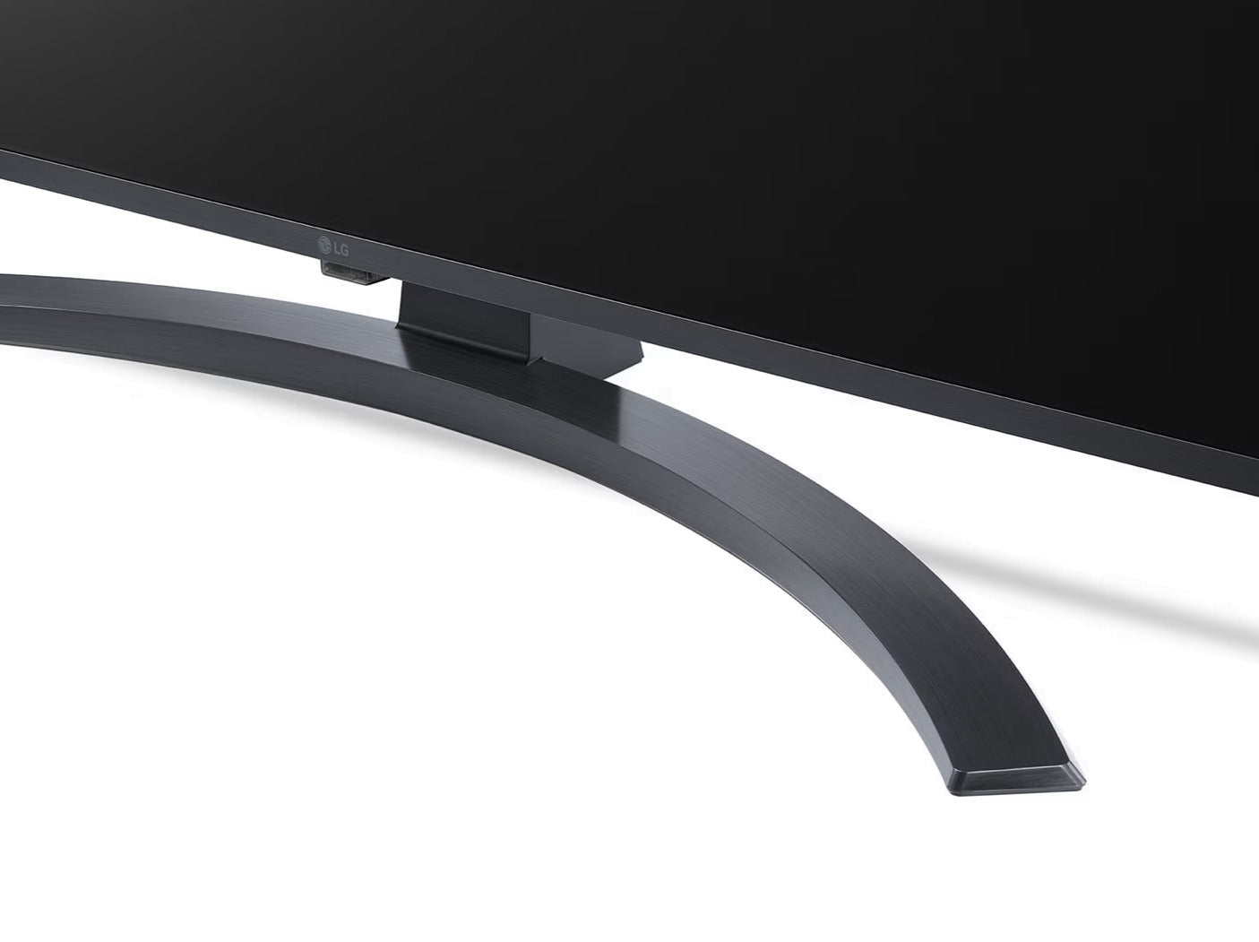 LG 50UQ8100 4K Smart TV talpra ráközelítve.