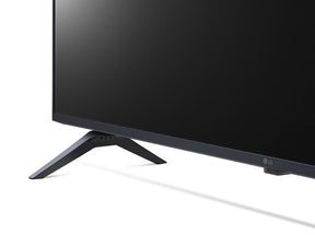 LG 50UQ9000 4K Smart TV talpra ráközelítve.