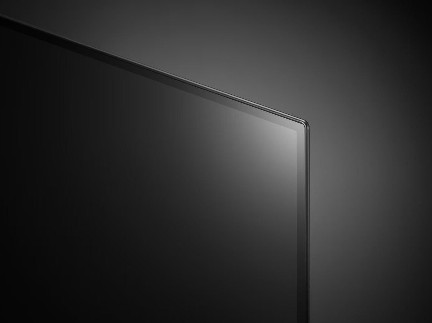 LG 55CS3VA OLED Evo televízió vékony káva közelről.