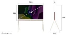 LG 55LX1 Pose OLED evo tv méretei mm-ben.