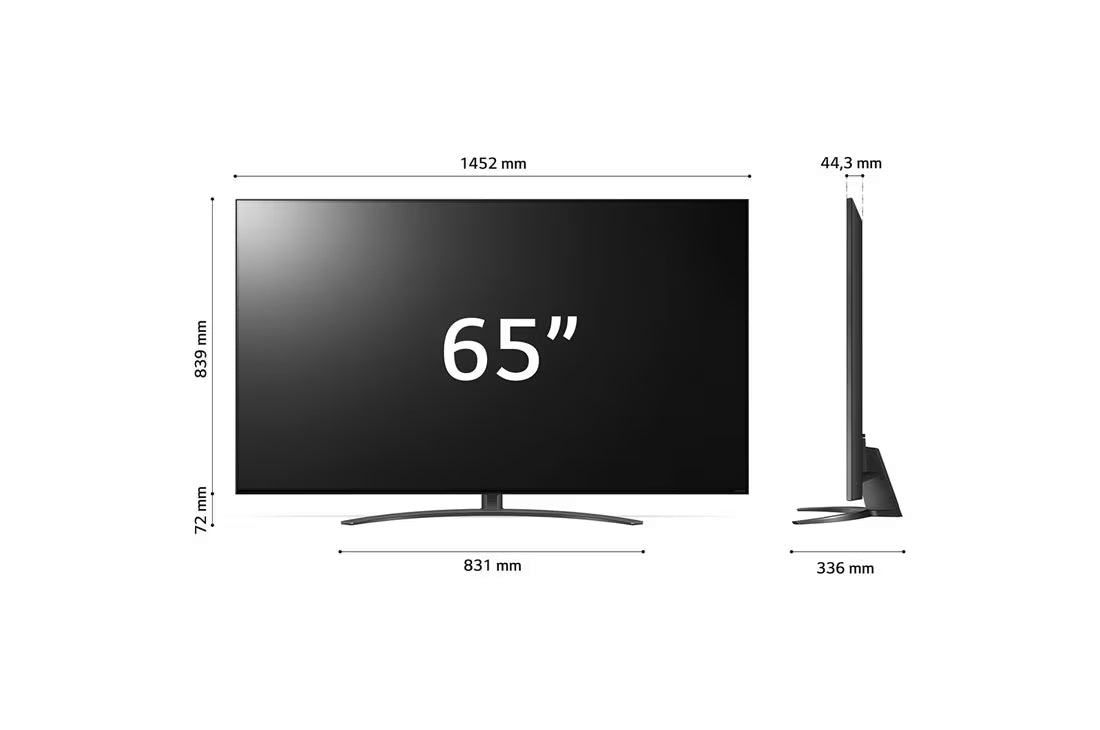 LG 65" NANO823QB | NanoCell 4K HDR ThinQ AI Smart TV